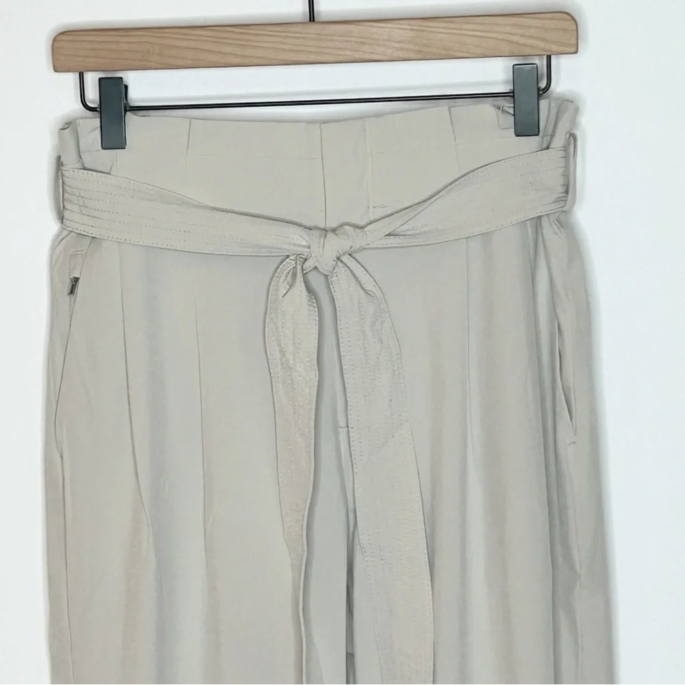 Athleta Skyline Pant II Paperbag Light Beige Size 10 - Picture 6 of 14